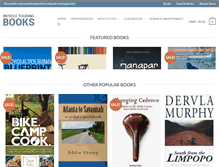Tablet Screenshot of bicycletouringbooks.com